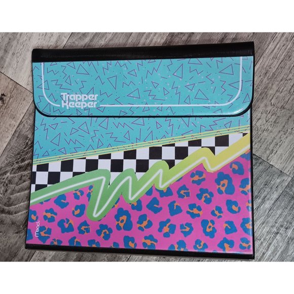 Trapper Keeper Retro Colorful 90s Saved by the Bell Organizer School Folder - Picture 1 of 3